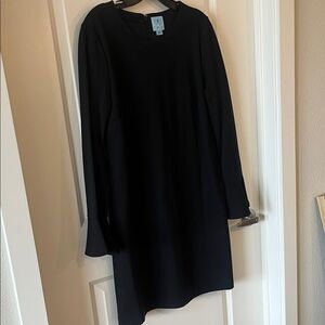 CeCe Black Long Sleeve Dress